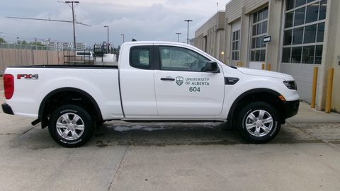 University of Alberta fleet truck